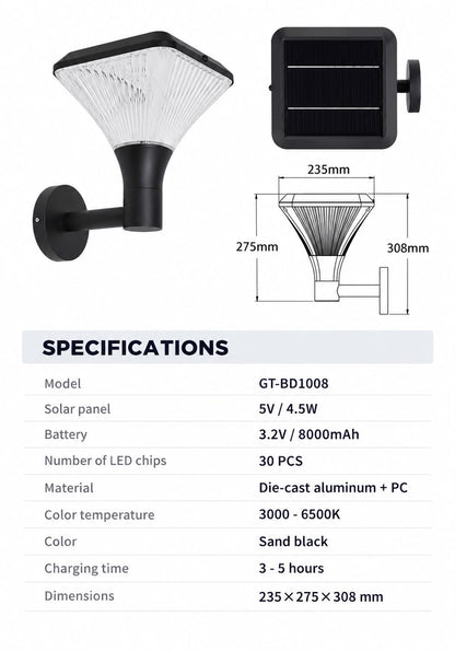 Pack X2 solar garden light